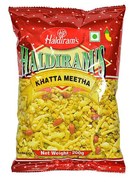 Haldiram Khatta Meetha Namkeen, 200g (10%  Extra Free)