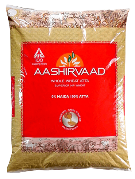 Aashirvaad Whole Wheat Atta, 5 kg