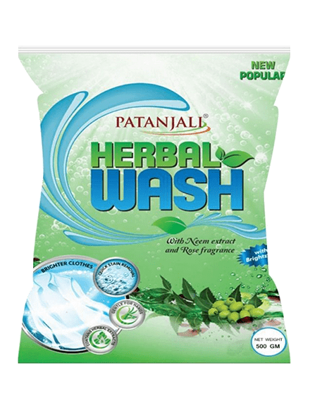 Patanjali Herbal Wash Detergent Powder - 500 g