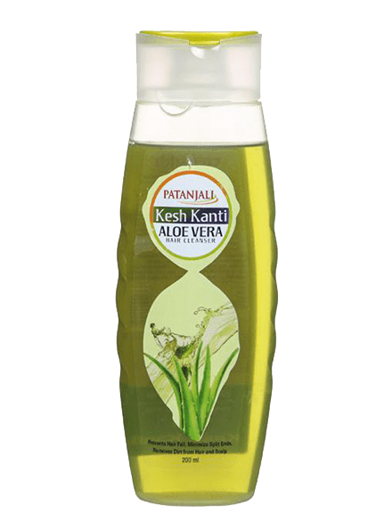 Patanjali Kesh Kanti Aloevera Hair Cleanser 200ml (Free Aloevera Gel 15ml)