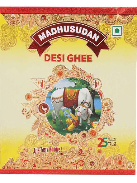 Madhusudan Desi Ghee, 500ml