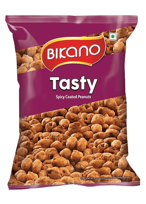 Bikano Tasty Spicy Coated Peanuts Namkeen, 250g