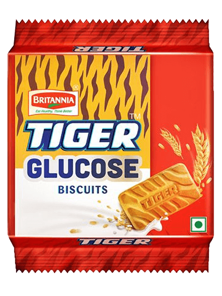 Britannia Tiger Glucose Biscuits, 124 g