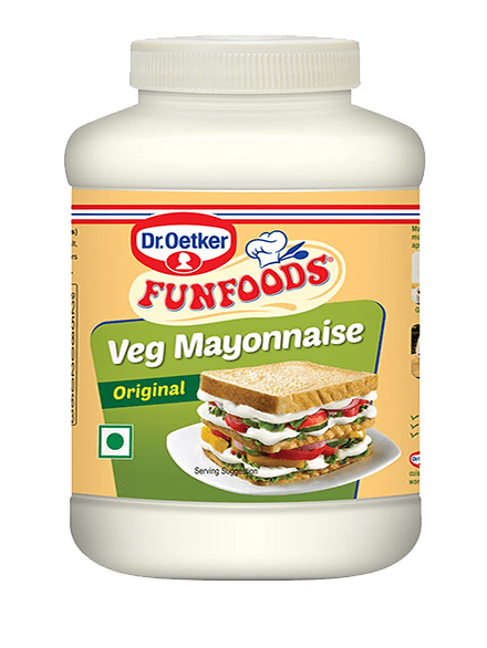 Dr. Oetker Funfoods Veg Mayonnaise Original, 250g