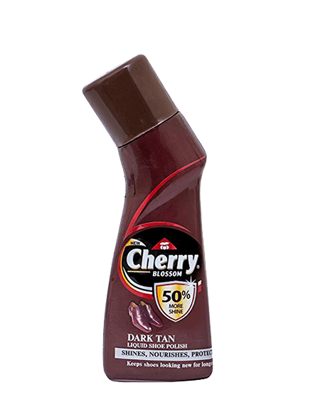 Cherry Dark Tan Liquid Shoe Polish Brown 75 ml