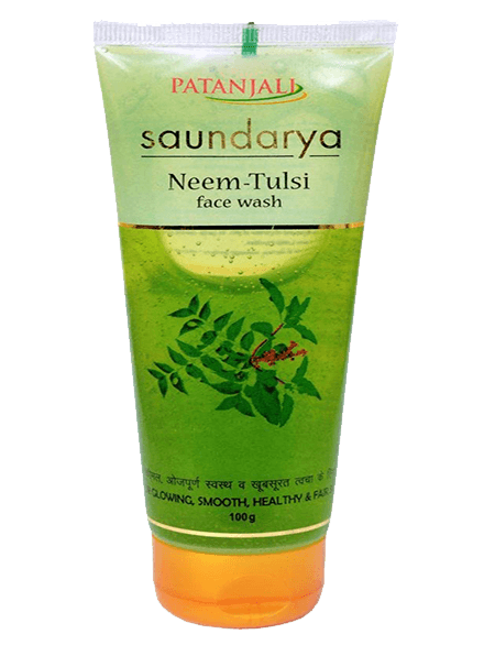 Patanjali Saundarya Neem Tulsi Face Wash 100 gm                    