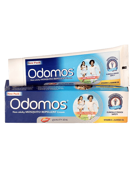 Odomos Non Sticky Mosquito Repellent Cream, 50 gm