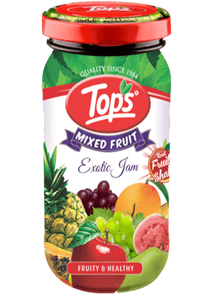 Tops mixed fruit Exotic Jam Jar, 900 Gm