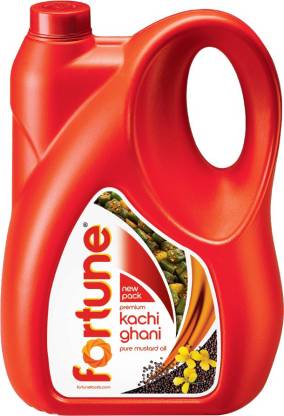 Fortune Premium Kachchi Ghani Pure Mustard oil 5 L jar