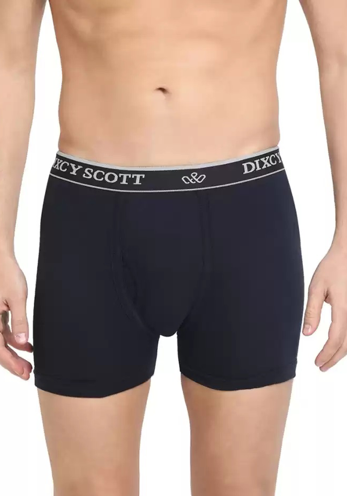 Trunk Cotton Dixcy Scott Spandex Navy Blue